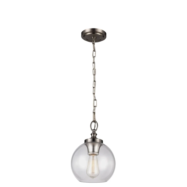 Visual Comfort Studio Tabby Brushed Steel Pendant