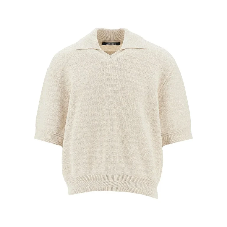 Polo en maille chevron Jacquemus pour homme