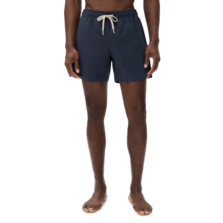 Faherty All Day Swim Trunks 6 Shore Sun Woodblock S