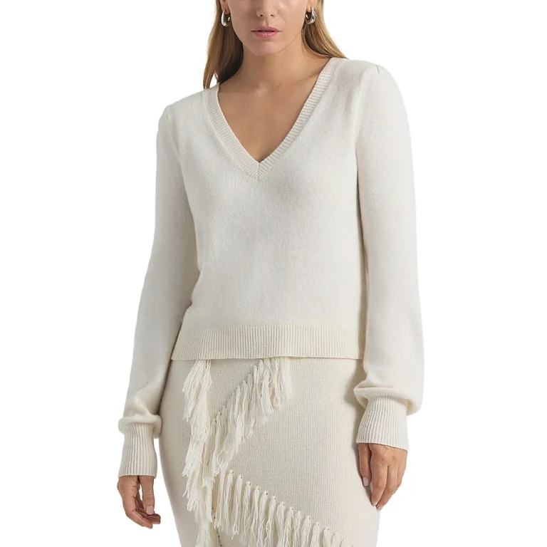Derek Lam 10 Crosby Penina Superfine Wool Cashmere Sweater