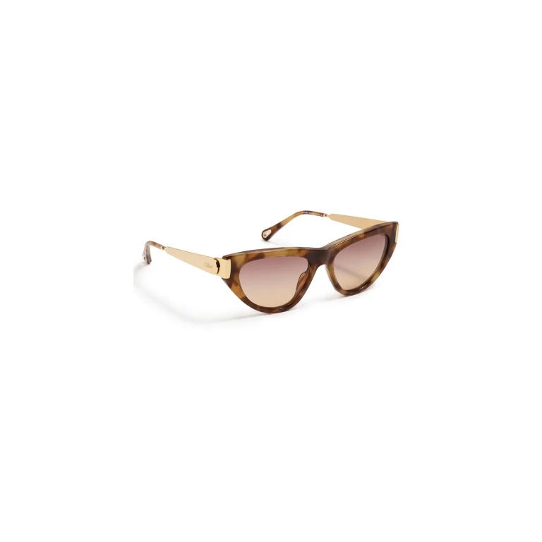 Chloé Holly Sunglasses Havana-Gold-Brown One Size