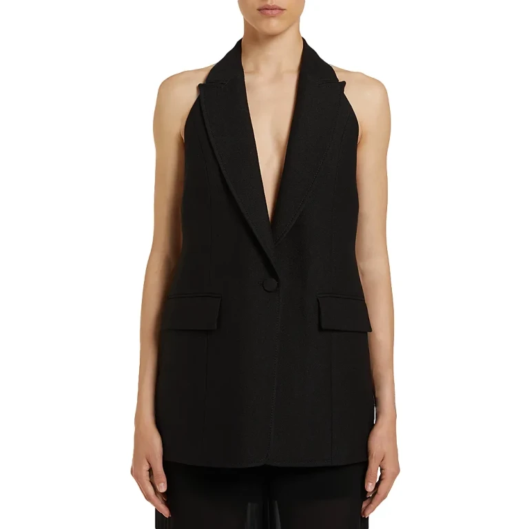 Marella Body Black Sleeveless Blazer