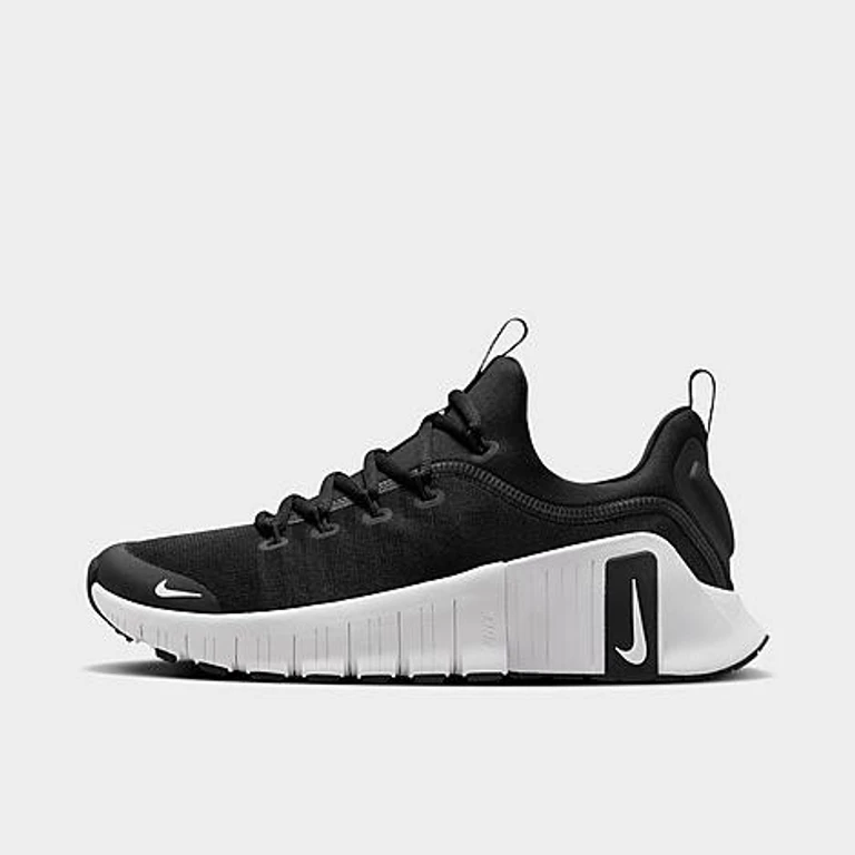 Nike Women's Free Metcon 6 Training Shoes in Black/White Size: 5.0