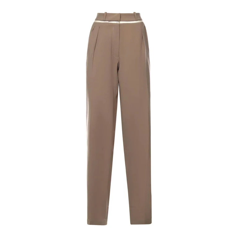 Nensi Dojaka Pantalon Couturier - Gris