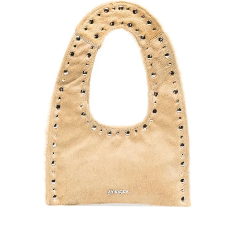 Black Leather Mini Franca Handbag