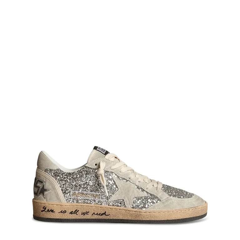 Golden Goose Women's Ball Star Glitter Low Top Sneakers