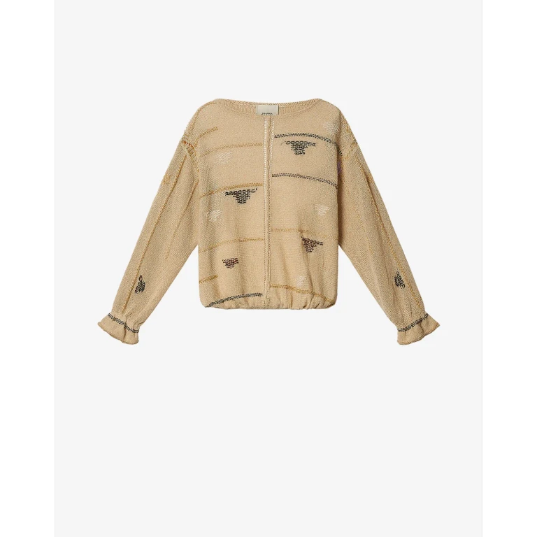 Pull Elyron - Femme - Écru - Taille 34 - Isabel Marant