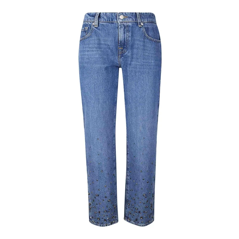 7 For All Mankind Jean Droit - Bleu