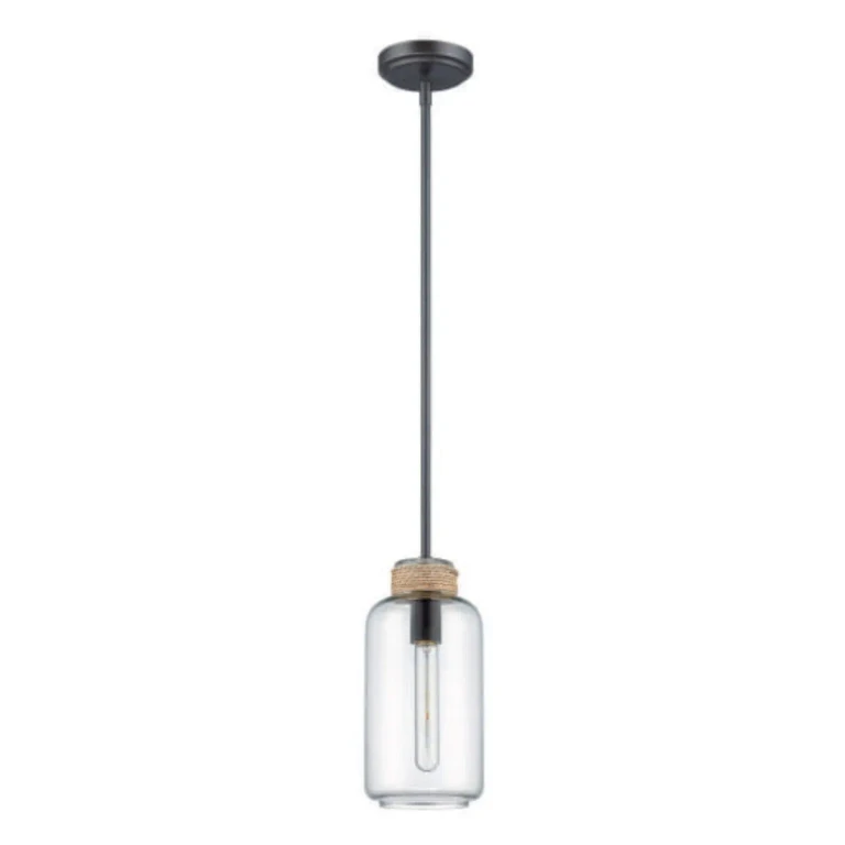 Espresso One Light Mini Pendant from the Pendant Collection
