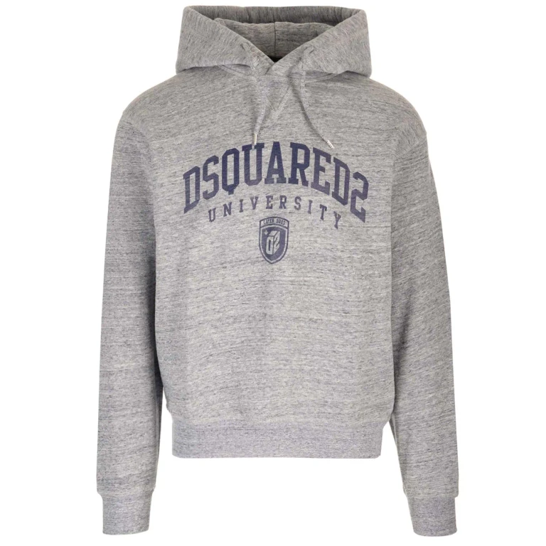 Dsquared2 ロゴプリント メランジフーディー
