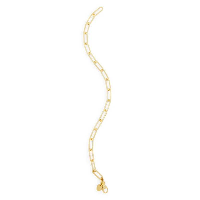 Argento Vivo Paperclip Link Bracelet