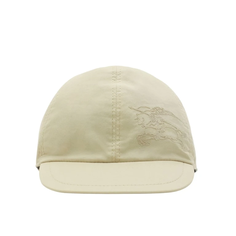 Burberry Equestrian Knight Emblem Reversible Cotton Cap
