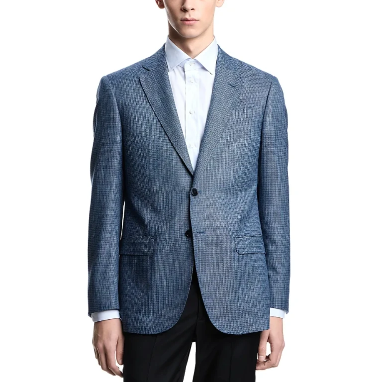 Emporio Armani Regular Fit Notch Lapel Blazer