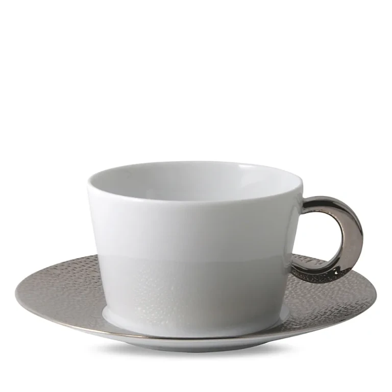 Bernardaud Ecume Platinum Breakfast Cup