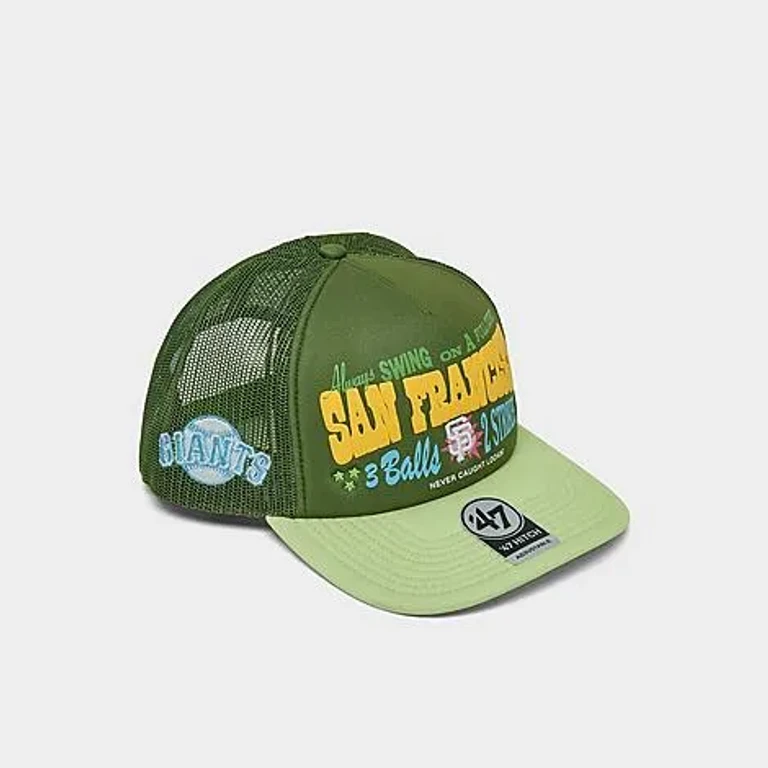 47 Brand '47 San Francisco Giants MLB HITCH Trucker Hat in Fatigue Green