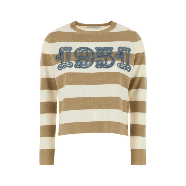 Max Mara Embroidered Wool Viterbo Sweater