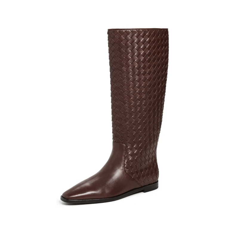 Loeffler Randall Tilly Riding Boots Espresso 10