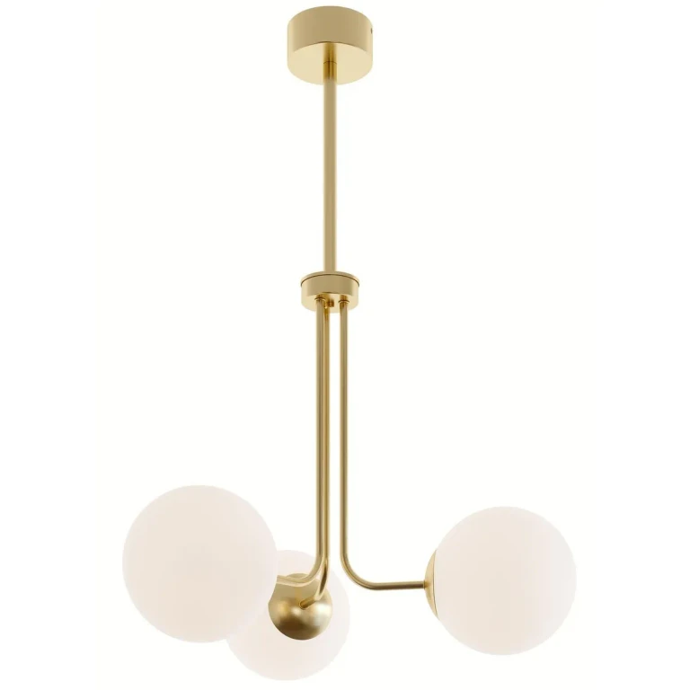 Metropolitan LED Pendant in Satin Brass