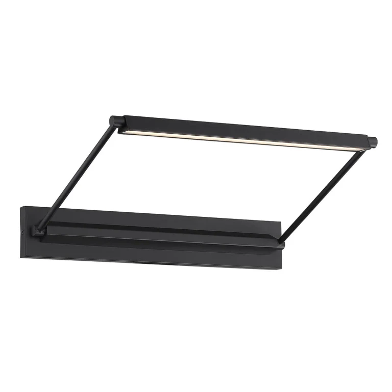 WAC Hudson 3000K Wall Sconce in Black - PL-LED17-30-BK