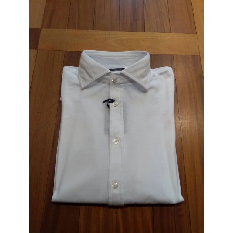 Barba Knitwear White Cotton Shirt - Men