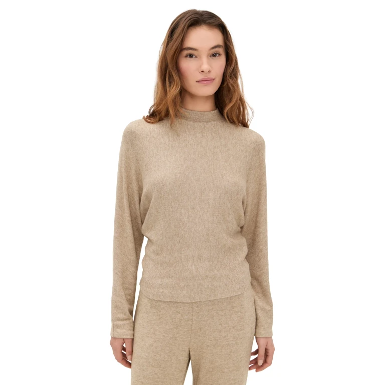 Vince Cozy Dolman Mock Neck Sweater H Bruna XS