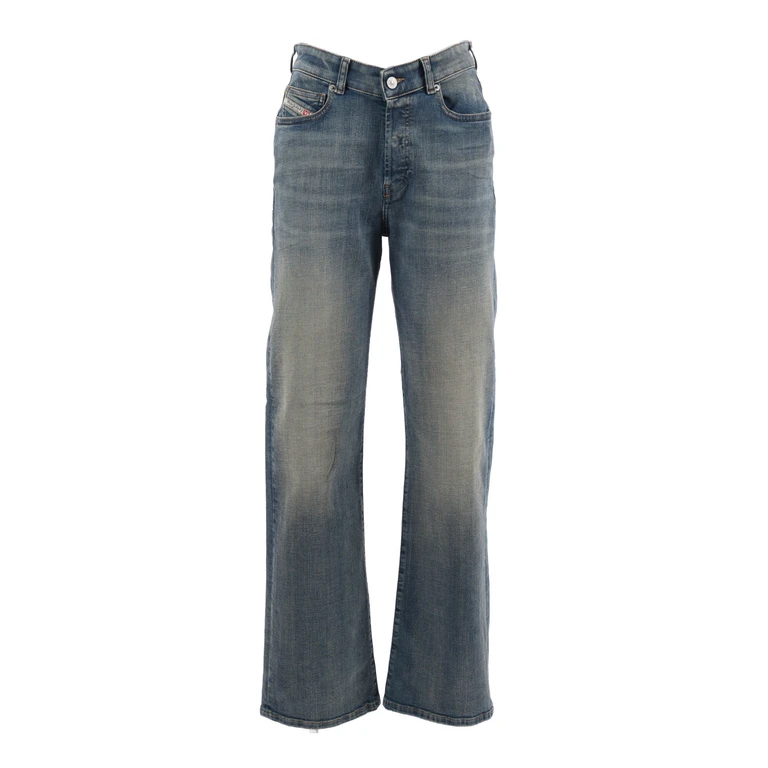 Diesel 5 pockets Blue Cotton Elastane Jean - Women