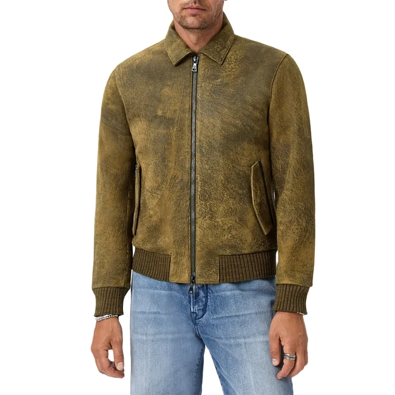 John Varvatos Oakley Leather Jacket