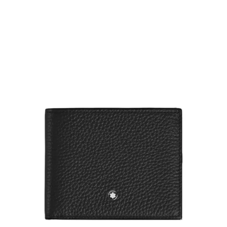 Montblanc 6cc Grain Leather Wallet