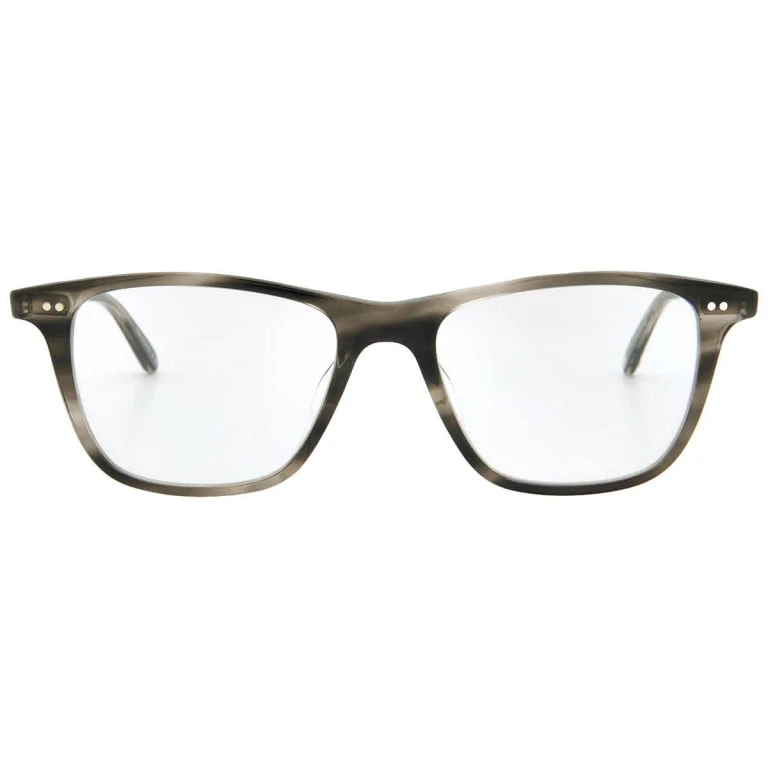 Garrett Leight HAYES Demo Square Eyeglasses 1141 BKSLT 50