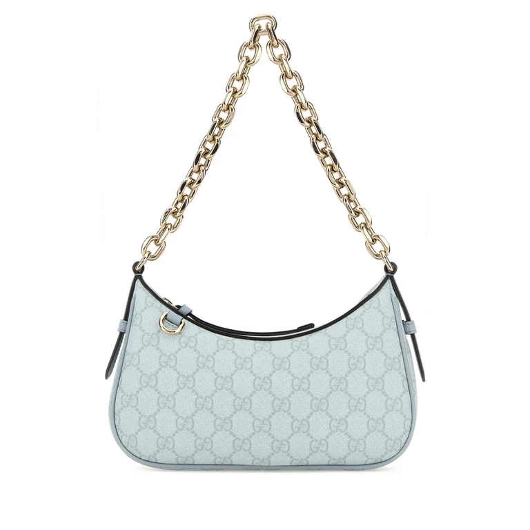 Gucci Printed Canvas Gg Emblem Shoulder Bag Daylyeldkydayly T Polyurethane Polyamide Borse A Mano - Women