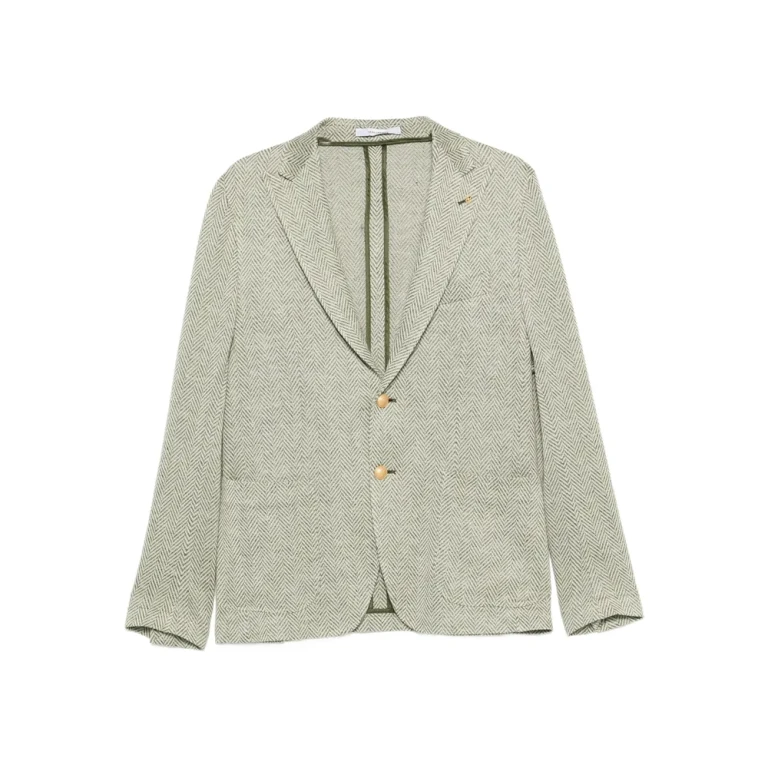 Tagliatore Herringbone-pattern Jacket