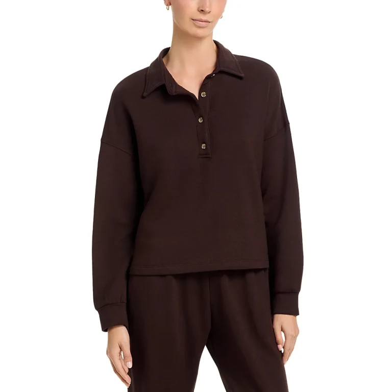 Velvet by Graham & Spencer Marian Polo Sweatshirt