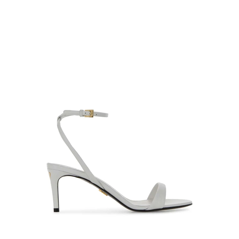 White Leather Sandals