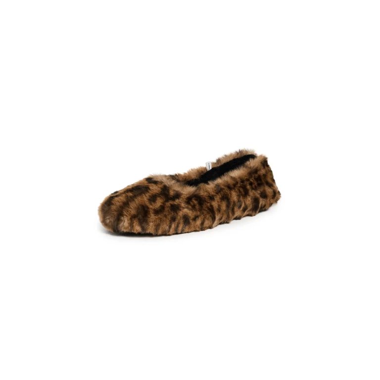 Apparis Magda Leopard Flat Slippers Leopard 5