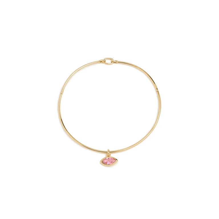 Martha Calvo Sapphire Protection Choker Gold One Size