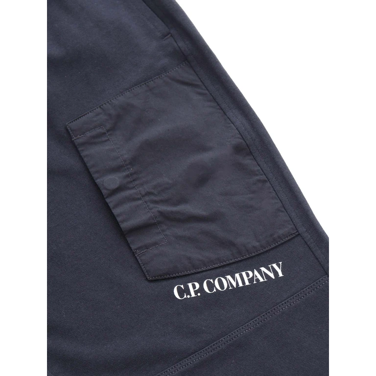 Cp Company Kids Blue joggers pants Cotton