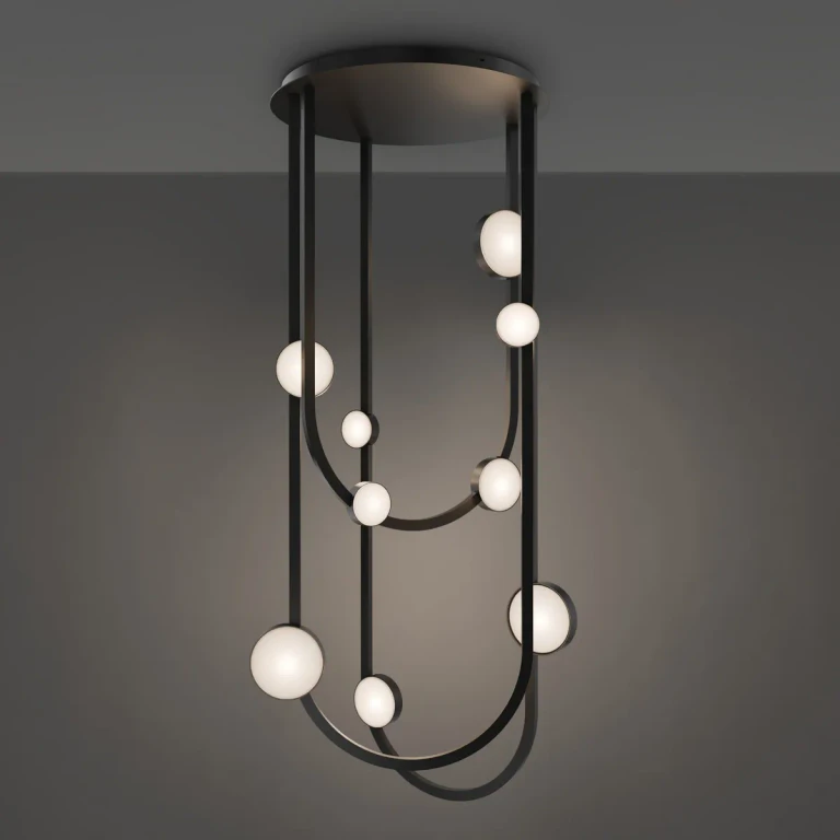 Black LED Flush Mount from the Tableau Collection