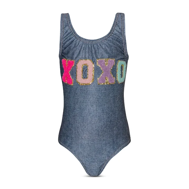 Pq Swim Girls' Xoxo One Piece Swimsuit - Little Kid, Big Kid