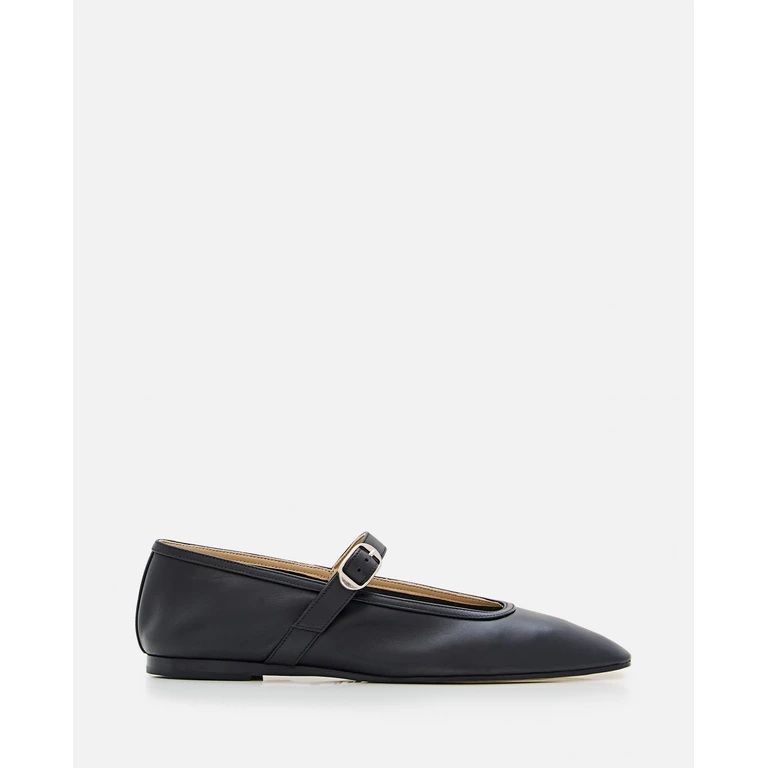 LE MONDE BERYL Flat shoes Black Lamb Leather - Women