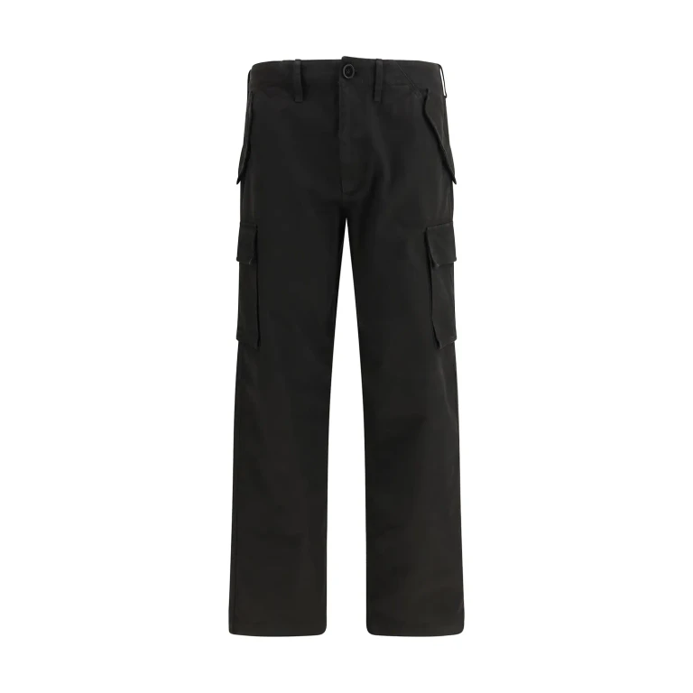 Burberry Cotton Twill Cargo Trousers