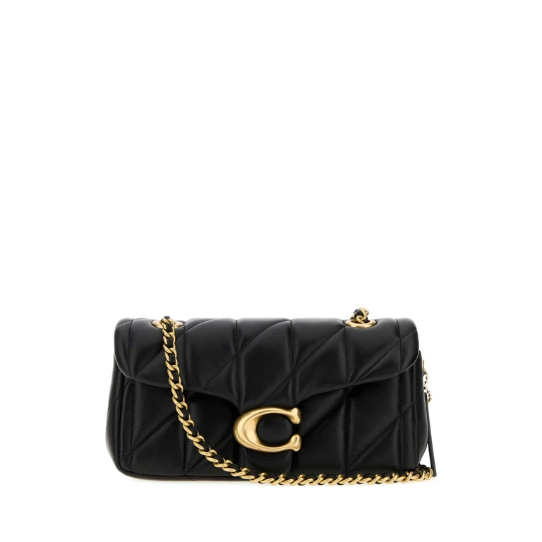 Coach New York Black Leather Tabby 20 Shoulder Bag B4black Borse A Tracolla - Women