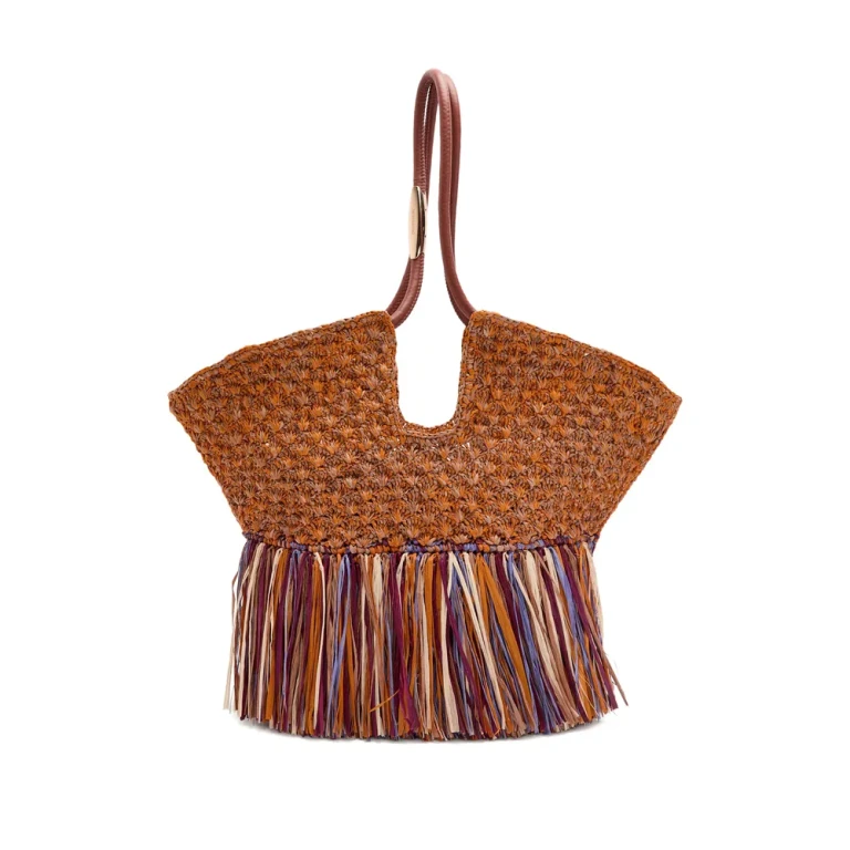 Zimmermann Medium Goldentime Tote-Tasche mit Fransen