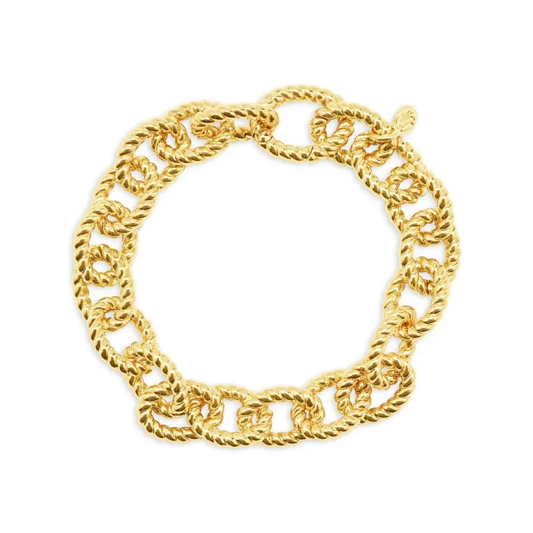 Capucine De Wulf Victoria Chain Bracelet in 18K Gold Plated