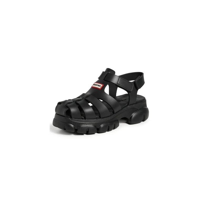 Hunter Boots Belah Casual Sandals Black 7