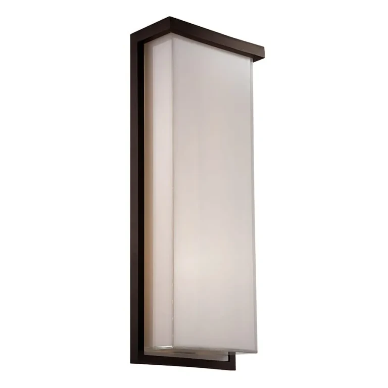 Bronze LED Outdoor Wall Sconce from the Ledge Collection