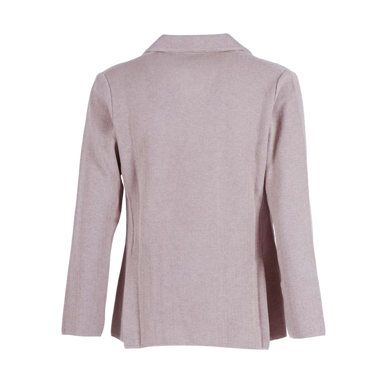 Lardini Knitted Jacket Beige Cotton Single Breasted - Men