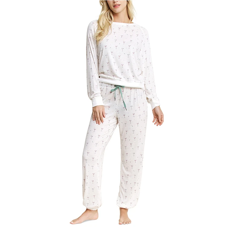 Honeydew Star Seeker Lounge Set in Ivory Martinis