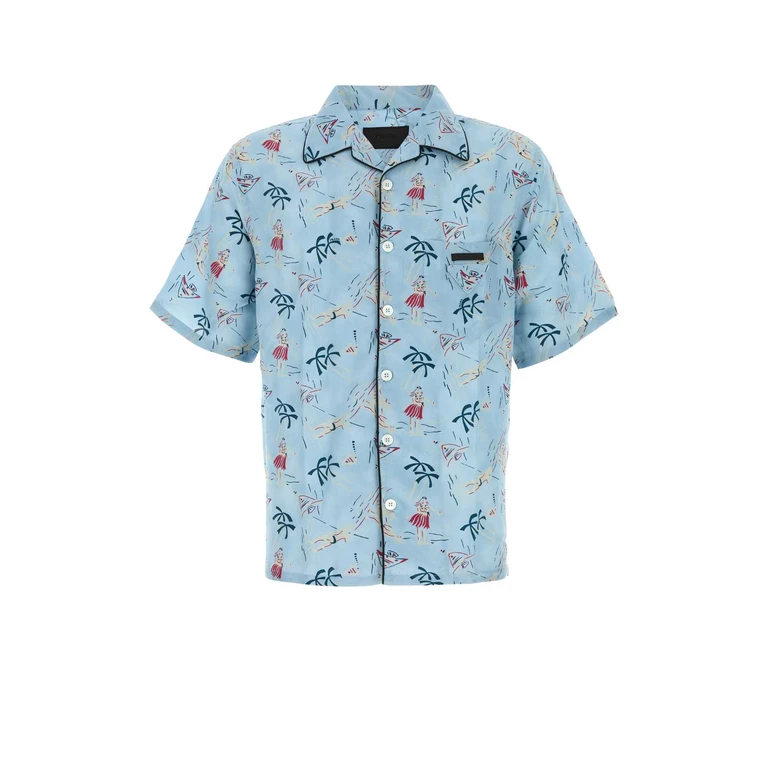 Lanvin Printed Satin Shirt