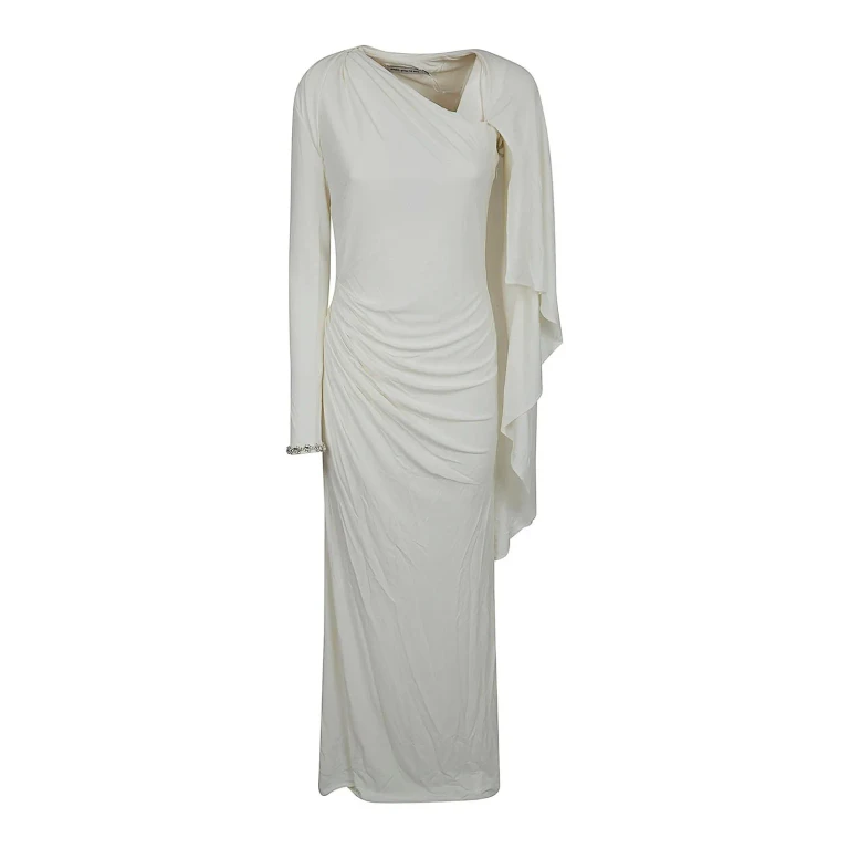 Self Portrait Maxi Robe - Blanc