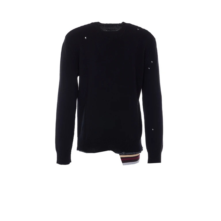 MM6 Maison Margiela Sweaters Black Cotton - Men